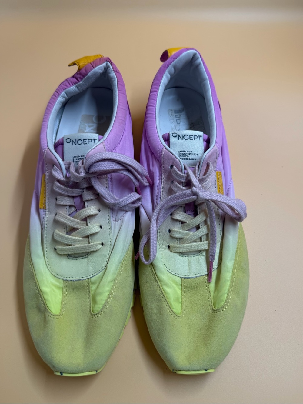 Women's Oncept Gradient Sneakers - Yellow and Purple